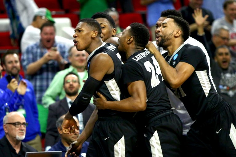 Providence defeats USC on a buzzer beater 70-69 during the First Round of the NCAA Tournament in Raleigh, NC on March 17, 2016.